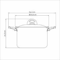 Espagueteira Loreto Em Alumínio Com Revestimento Interno E Externo Em Antiaderente Starfl - 2