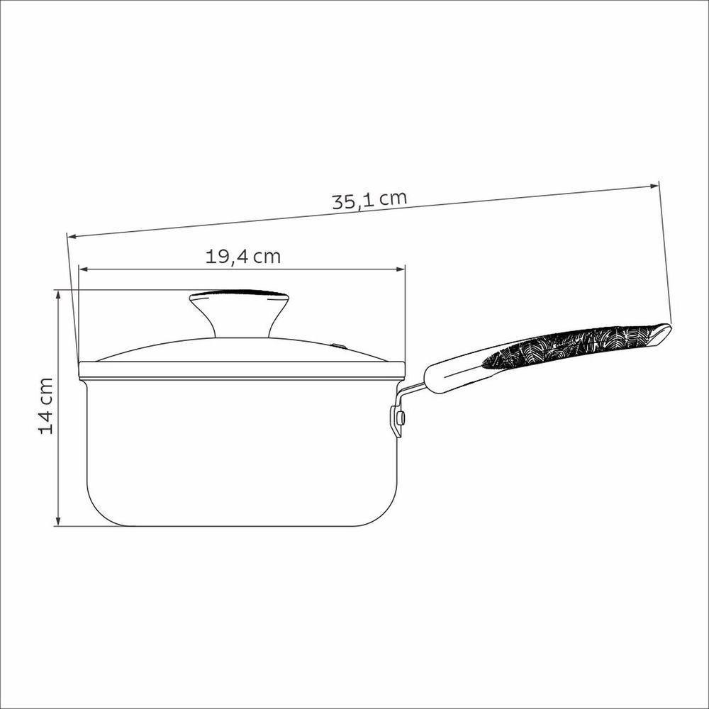 Panela Lyf Em Alumínio Com Revestimento Interno E Externo Em Antiaderente Starflon Max Ve - 2