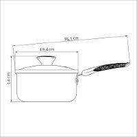 Panela Lyf Em Alumínio Com Revestimento Interno E Externo Em Antiaderente Starflon Max Ve - 2