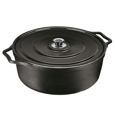 Panela De Ferro Fundido Caçarola Redonda De 8,5 Litros