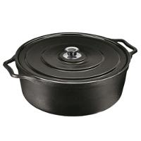 Panela De Ferro Fundido Caçarola Redonda De 8,5 Litros - 1