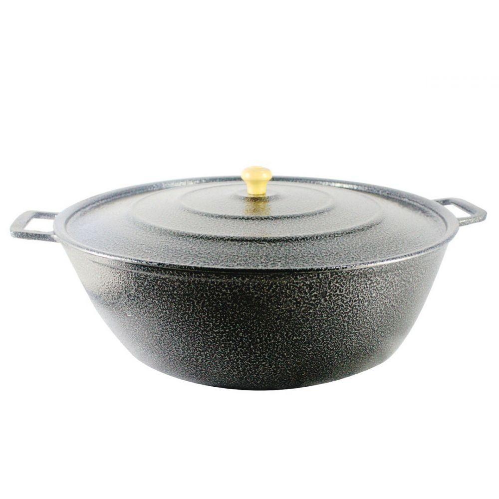 Tacho Restaurante Alça de Alumínio Fundido Craqueado 28cm - 1