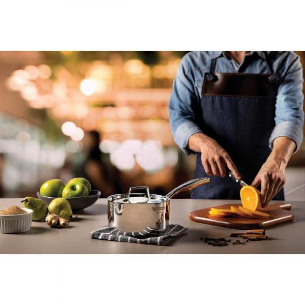 Panela Grano Inox Corpo Triplo com Tampa e Cabo 16cm 1,7 L - 4