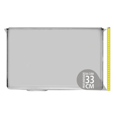 Cuba Profissional De Embutir Dritta Pro Inox 70X50cm