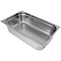 Kit 4 Cubas Gastronomica Inox 1/1X150mm Com Tampas Brasinox - 1