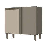 Balcão Henn 1 Porta Sem Tampo Connect C68 Duna/Cristal - 1