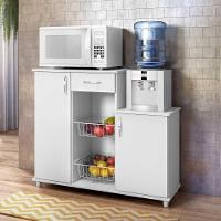 Balcão Fruteira 103cm 2p 1g Notável Diva New Branco - 1