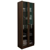 Armario Para Escritorio 2 Portas De Vidro Me4115 Rustico Tecno Mobili Rustico - 1