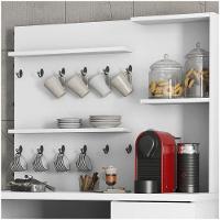 Armário Multiuso 2 Portas Cantinho Do Café Aconchego Branco - Patrimar - 3