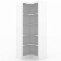 Armário De Canto Para Escritório Me4132 Branco - Tecno Mobili - 1