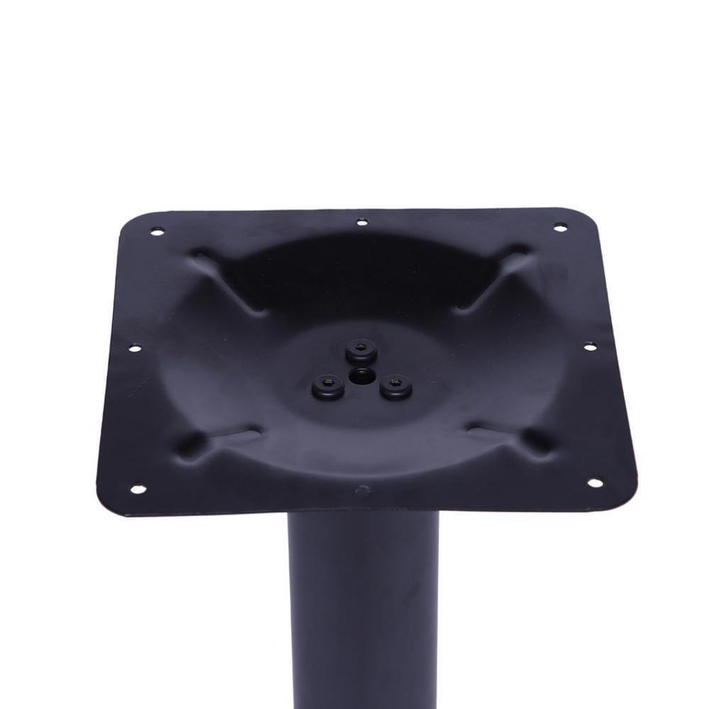 Mesa Zeta Em Ferro Preto 72,50 Cm (altura) Com Disco Redondo - 4