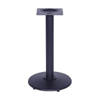 Mesa Zeta Em Ferro Preto 72,50 Cm (altura) Com Disco Redondo - 1