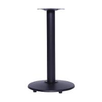 Mesa Zeta Em Ferro Preto 72,50 Cm (altura) Com Disco Redondo - 2