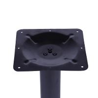 Mesa Zeta Em Ferro Preto 72,50 Cm (altura) Com Disco Redondo - 4