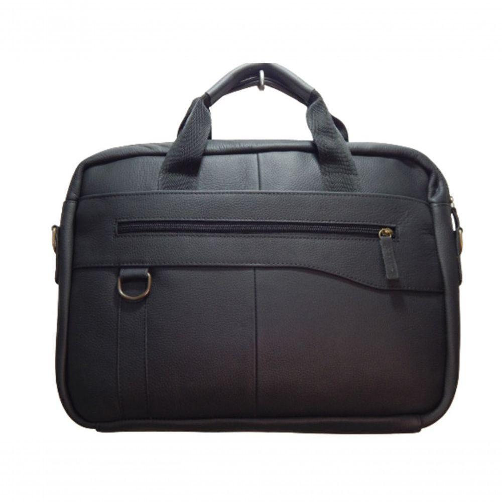 Pasta Executiva Masculina De Couro Zup Cor Preto - 1