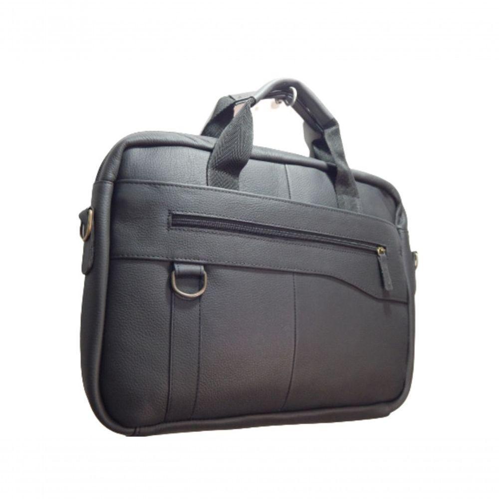 Pasta Executiva Masculina De Couro Zup Cor Preto - 2