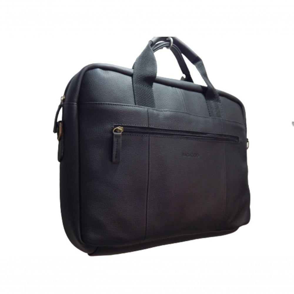 Pasta Executiva Masculina De Couro Zup Cor Preto - 4