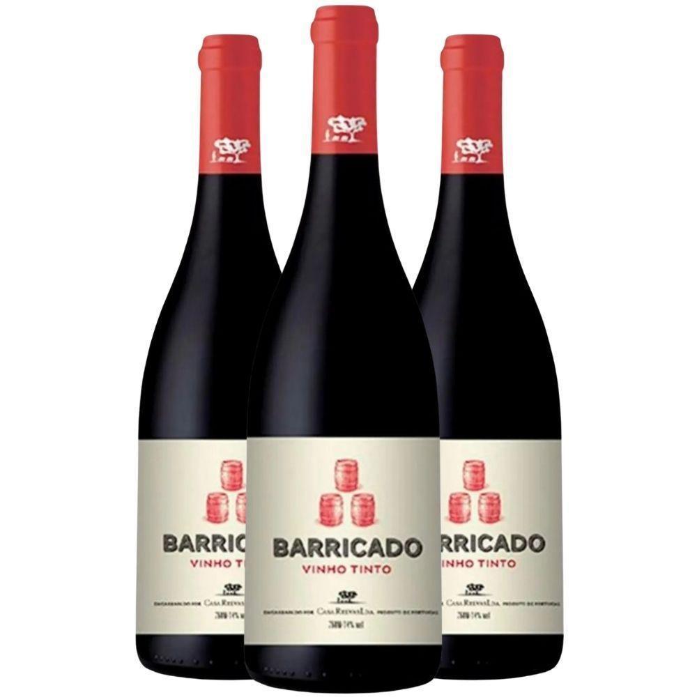Vinho Tinto Portugues Barricado 750Ml (3 Unidades) - 1