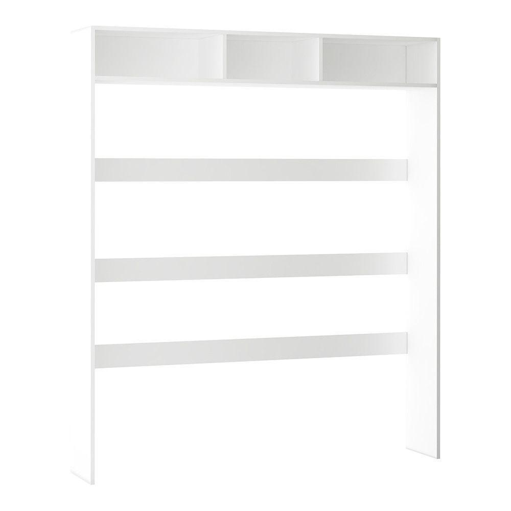 Nicho Para Embutir Painel 145cm Prime Luciane Móveis Branco - 1