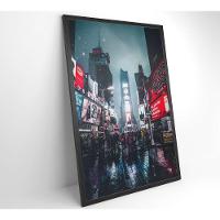Quadro Times Square 120x80 Cm Vidro Impresso - 9