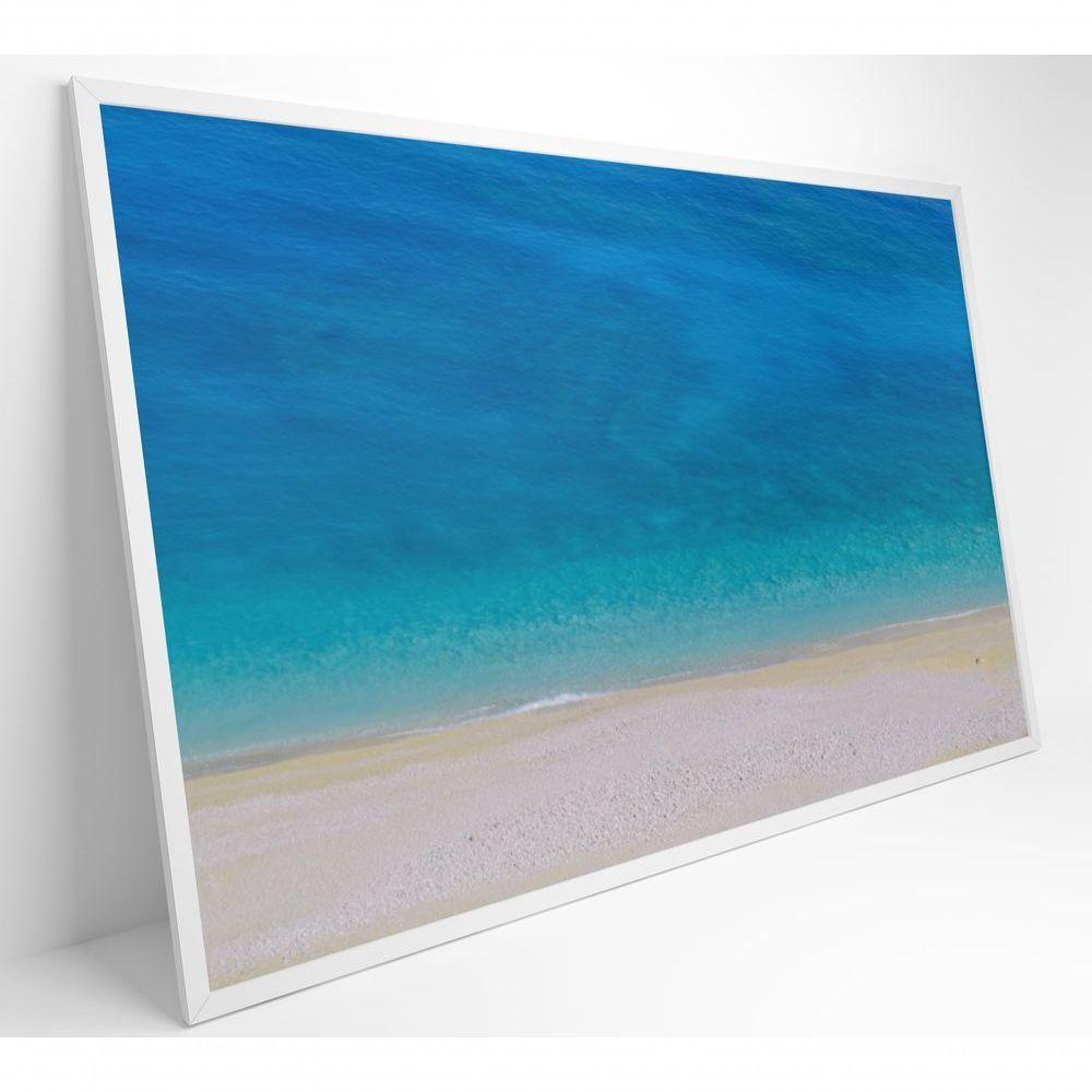 Quadro Praia 4 90x60 Cm Tecido Canvas - 9