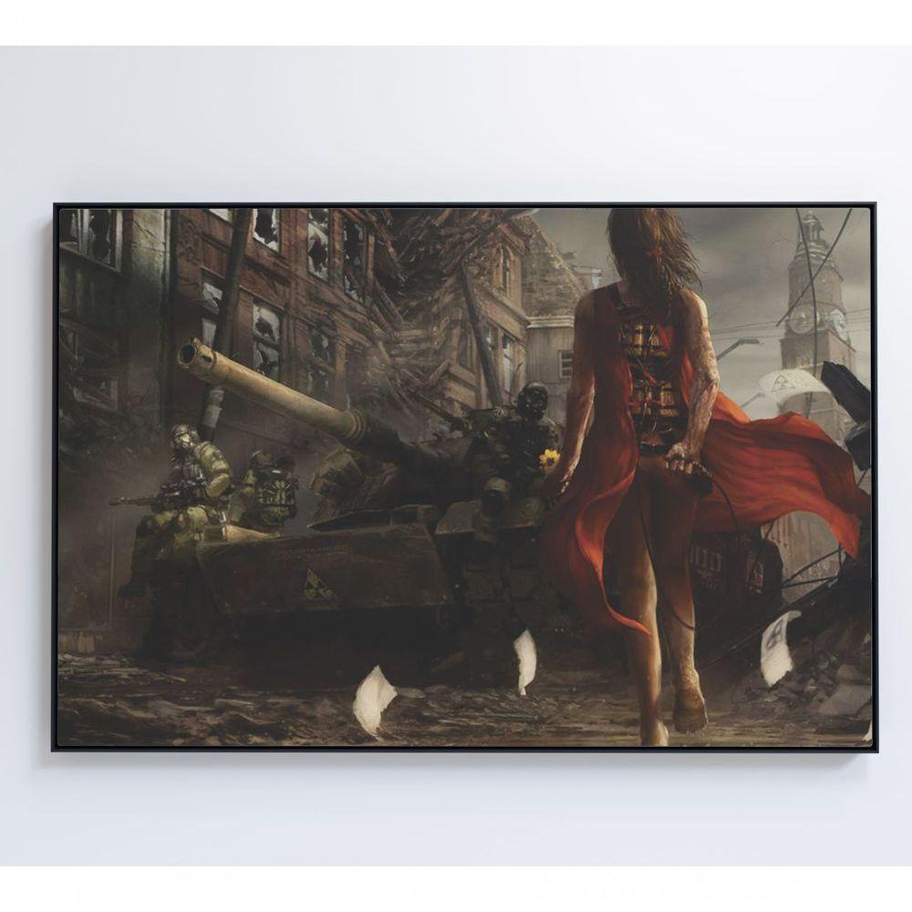 Quadro Jogo Battlefield 60x40 Cm Tecido Canvas - 2