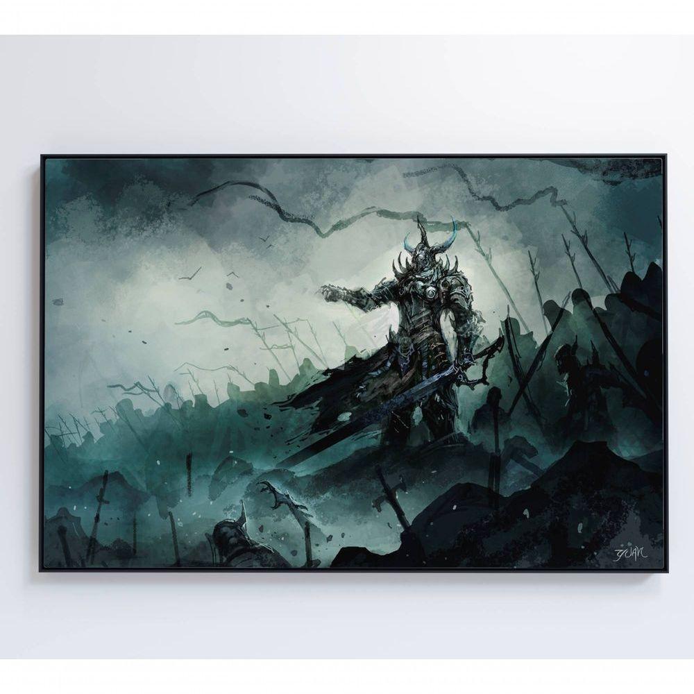 Quadro Jogo Warcraft 120x80 Cm Tecido Canvas - 2