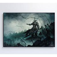 Quadro Jogo Warcraft 120x80 Cm Tecido Canvas - 2