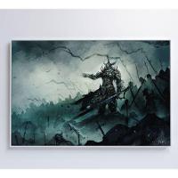 Quadro Jogo Warcraft 120x80 Cm Tecido Canvas - 6