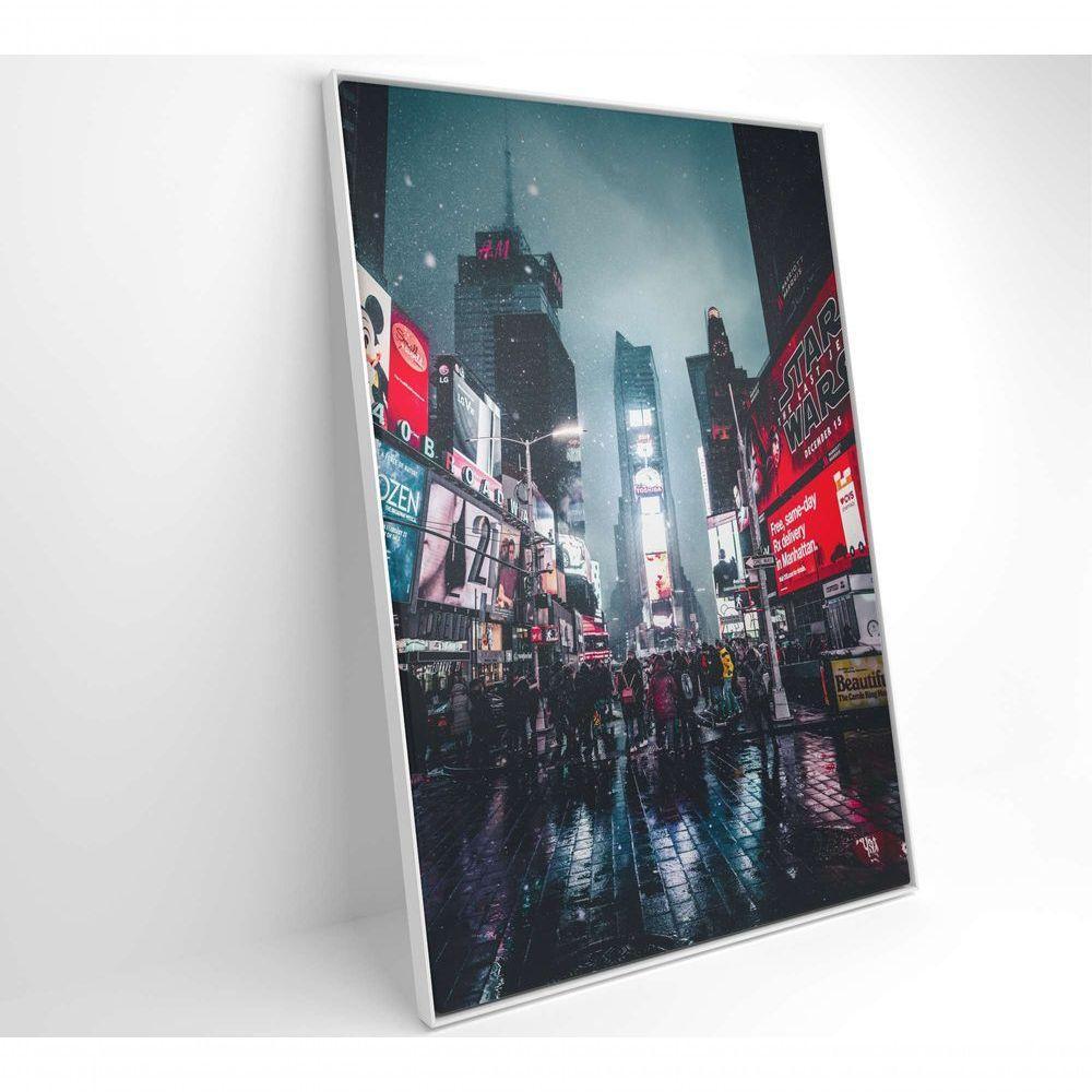 Quadro Times Square 60x40 Cm Tecido Canvas - 7