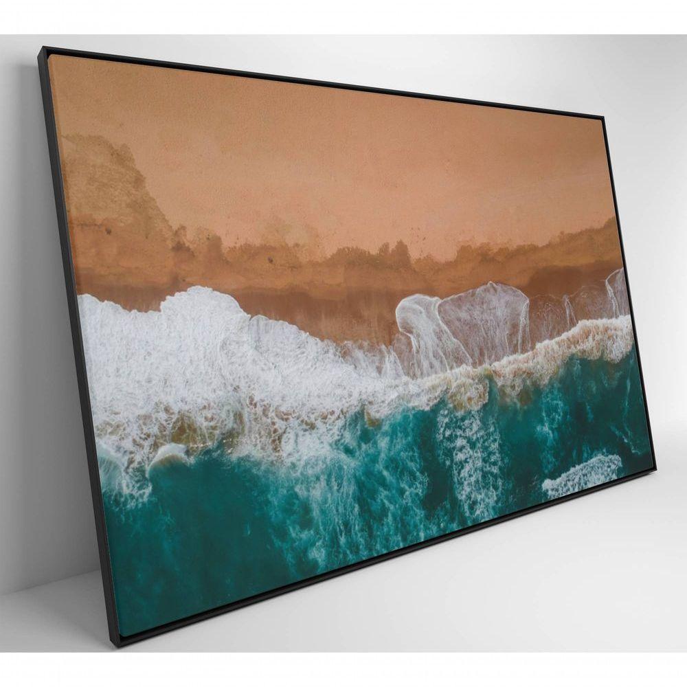 Quadro Praia 3 90x60 Cm Tecido Canvas - 4