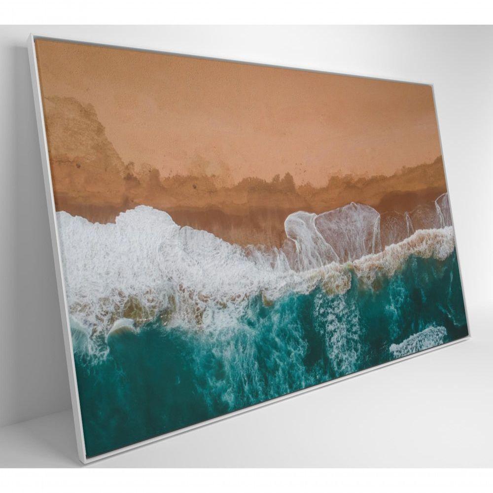 Quadro Praia 3 90x60 Cm Tecido Canvas - 7
