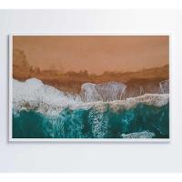 Quadro Praia 3 90x60 Cm Tecido Canvas - 6