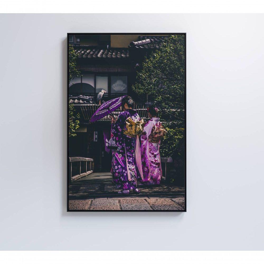 Quadro Kimono Japonês 2 40x60 Cm Tecido Canvas - 3