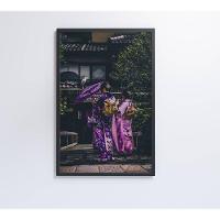 Quadro Kimono Japonês 2 40x60 Cm Tecido Canvas - 2