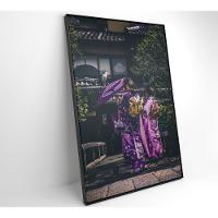 Quadro Kimono Japonês 2 40x60 Cm Tecido Canvas