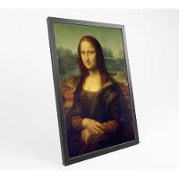Quadro Clássico Monalisa 80x120 Cm Tecido Canvas - 3