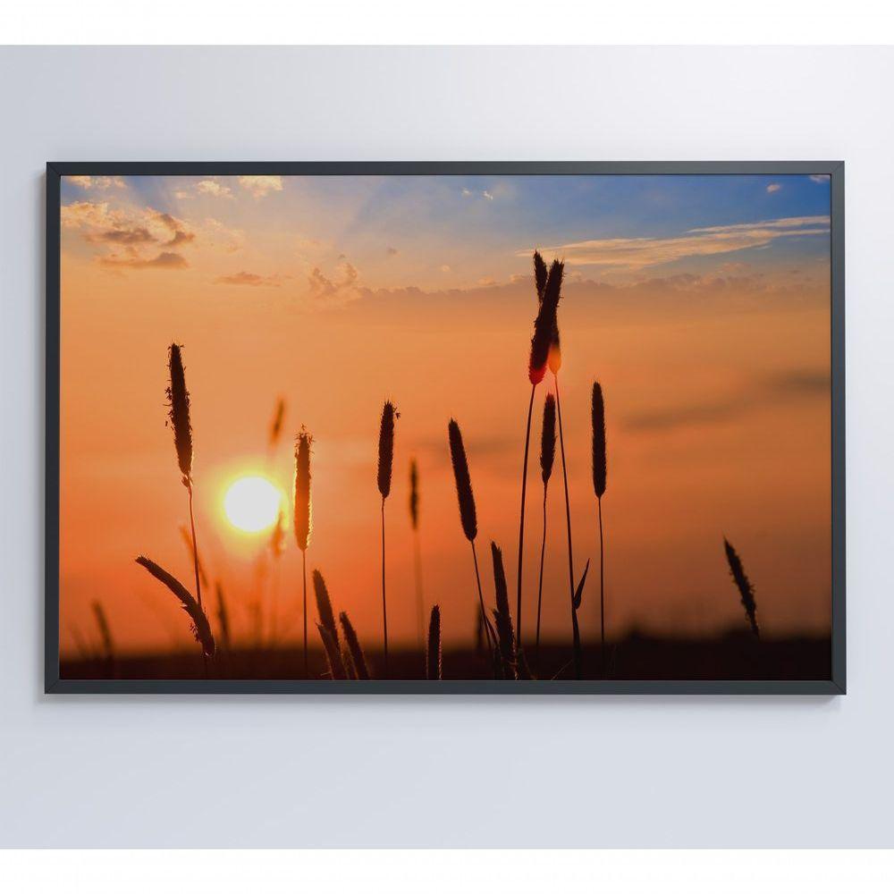 Quadro Por Do Sol 120x80 Cm Tecido Canvas - 3