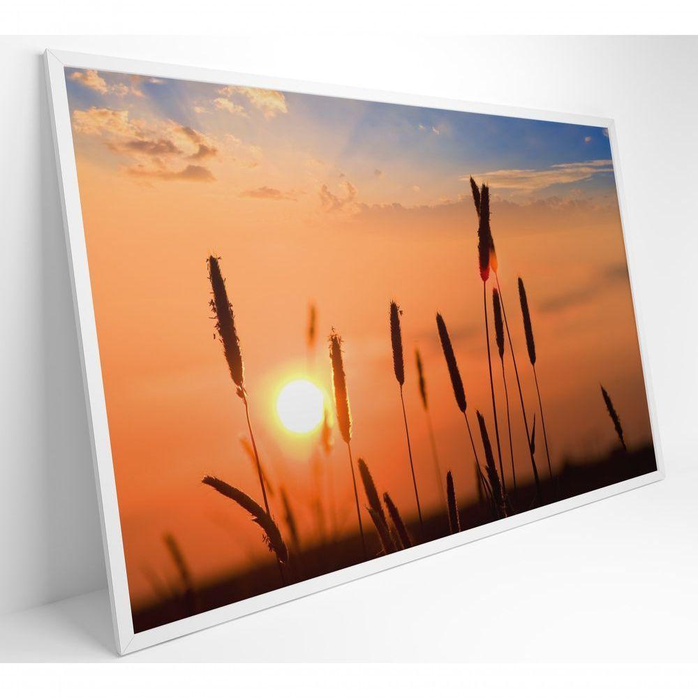 Quadro Por Do Sol 120x80 Cm Tecido Canvas - 8