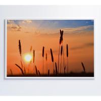 Quadro Por Do Sol 120x80 Cm Tecido Canvas - 1