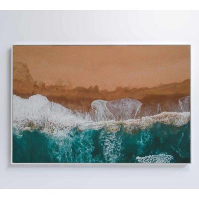 Quadro Praia 3 60x40 Cm Vidro Impresso