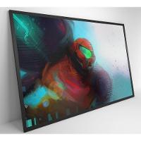 Quadro Jogo Super Metroid 120x80 Cm Tecido Canvas - 5