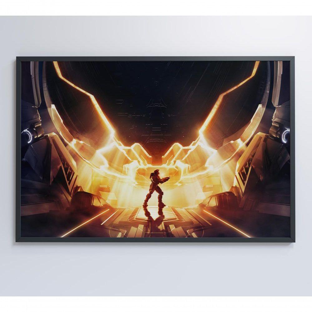 Quadro Jogo Halo 60x40 Cm Tecido Canvas - 3