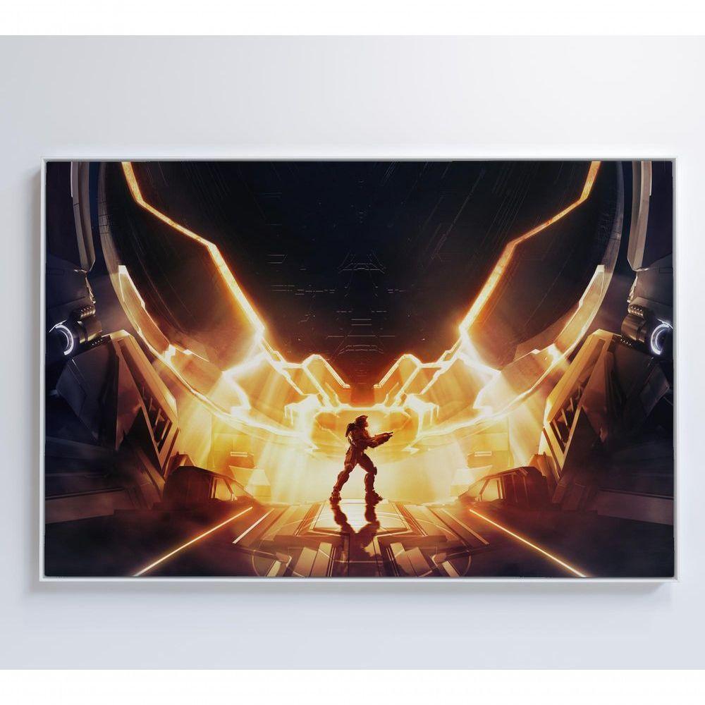 Quadro Jogo Halo 60x40 Cm Tecido Canvas - 6