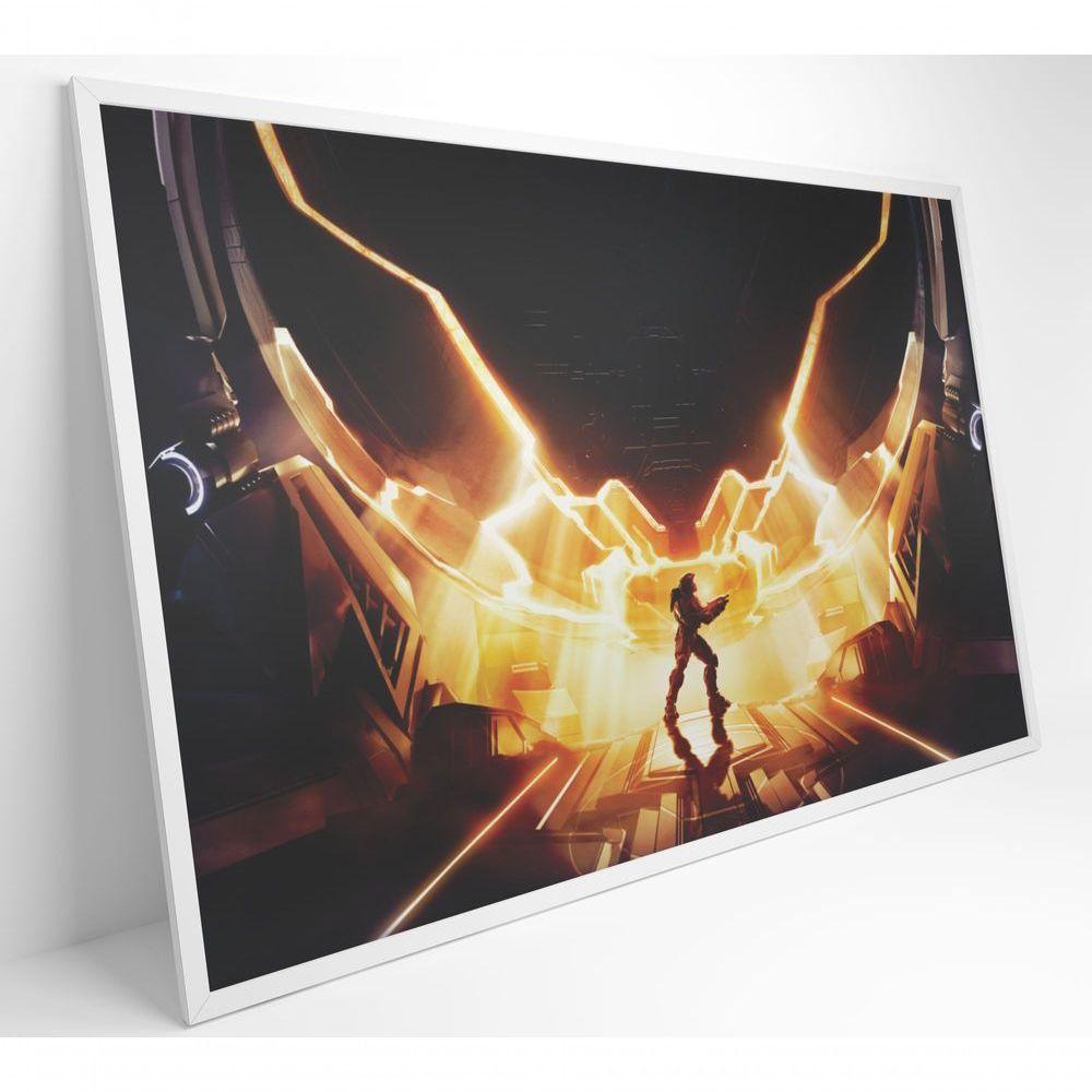 Quadro Jogo Halo 60x40 Cm Tecido Canvas - 8
