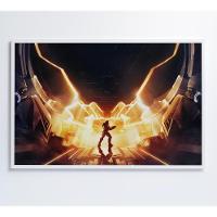 Quadro Jogo Halo 60x40 Cm Tecido Canvas - 1
