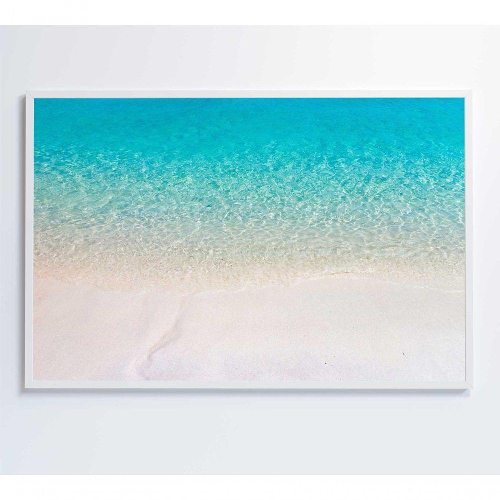 Quadro Mar Claro 90x60 Cm Tecido Canvas - 2