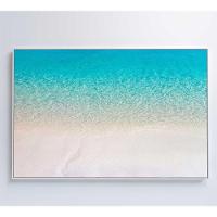 Quadro Mar Claro 90x60 Cm Tecido Canvas - 3