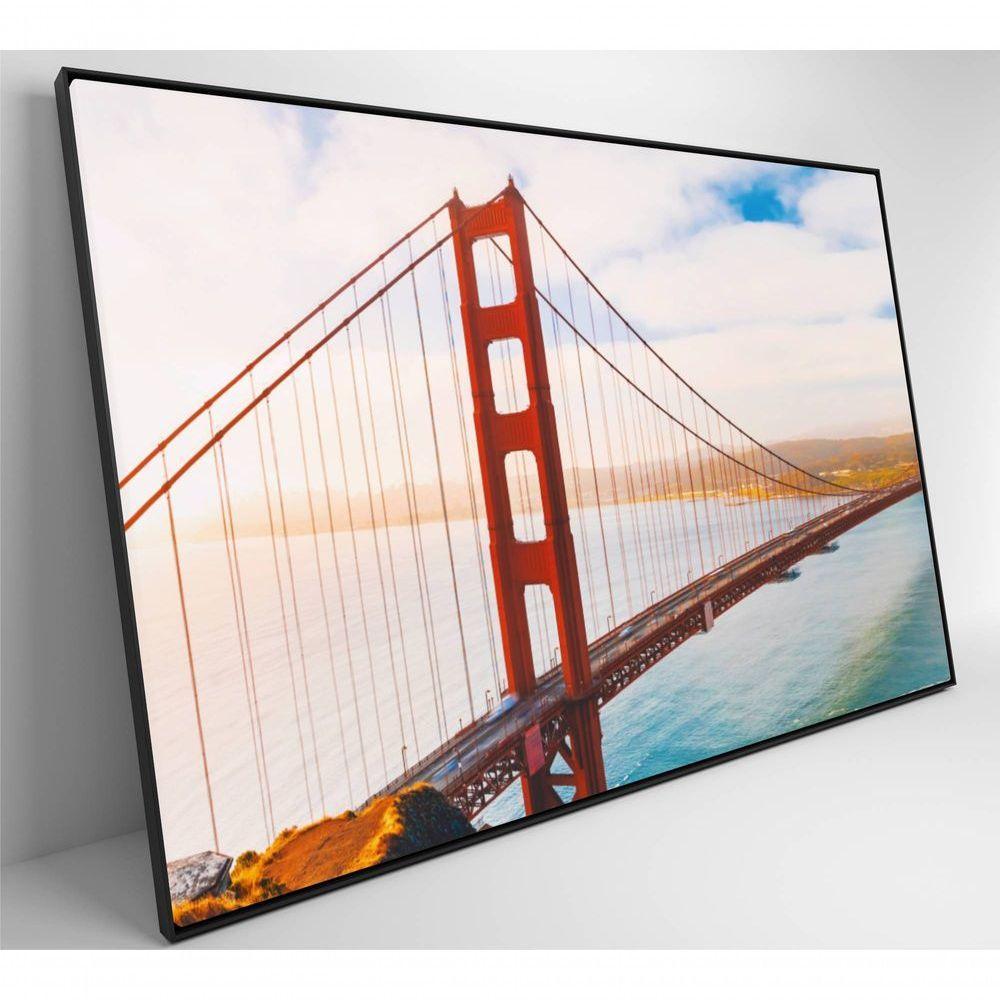 Quadro Ponte Golden Gate 120x80 Cm Tecido Canvas - 6