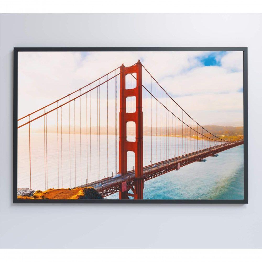 Quadro Ponte Golden Gate 90x60 Cm Tecido Canvas - 3